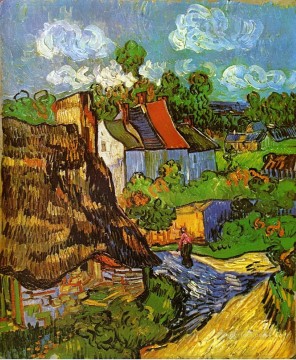  Houses Oil Painting - Houses in Auvers 2 Vincent van Gogh
